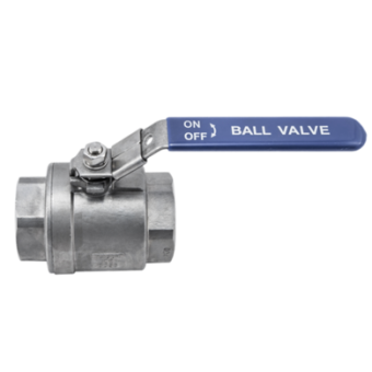 Кран шаровой муфтовый нержавеющий 2pcs 3" PN63 / WOG1000 AISI 316 / 1.4401