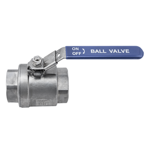 Кран шаровой муфтовый нержавеющий 2pcs 3" PN63 / WOG1000 AISI 316 / 1.4401