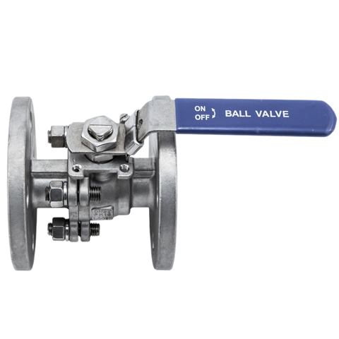 Кран шаровой фланцевый с площадкой под пневмопривод нержавеющий 2pcs 4" PN16 / WOG200 AISI 316L / 1.4404