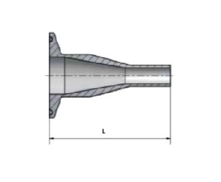 Концентрический переход Кламп-Сварка DT-4.1.3-2