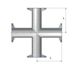 Крестовина Кламп-Кламп-Кламп-Кламп DT-4.1.3-4 (DT-18)