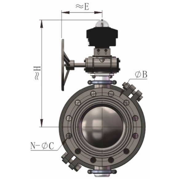 Полусферический ручной клапан Q06