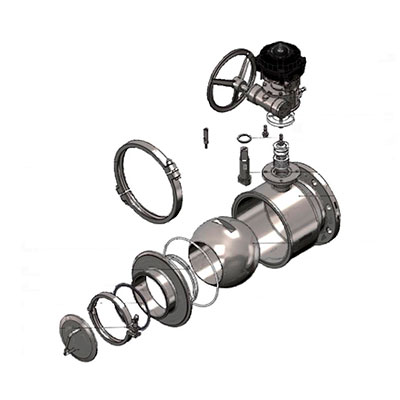 Тонкий шаровой кран Q05.1B