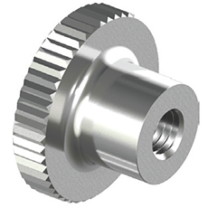 Гайка нажимная высокая М2,5 DIN 466 сталь А4