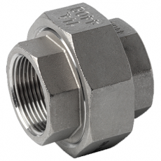 Муфта-американка коническая нержавеющая (внутренняя-внутренняя резьба) DN80 (3") DIN 2993 AISI 316 / 1.4401