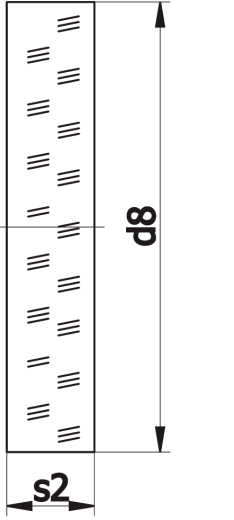 Стекло диоптра гаечного DN150 DIN 11851
