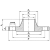 Фланец воротниковый нержавеющий DN100 PN10 ГОСТ 12821-80 AISI 321 / 1.4541 / 12X18H10T