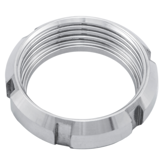 Гайка шлицевая нержавеющая DN63,5 SMS AISI 304 (L) / 1.4301 (7) / 08X18H10