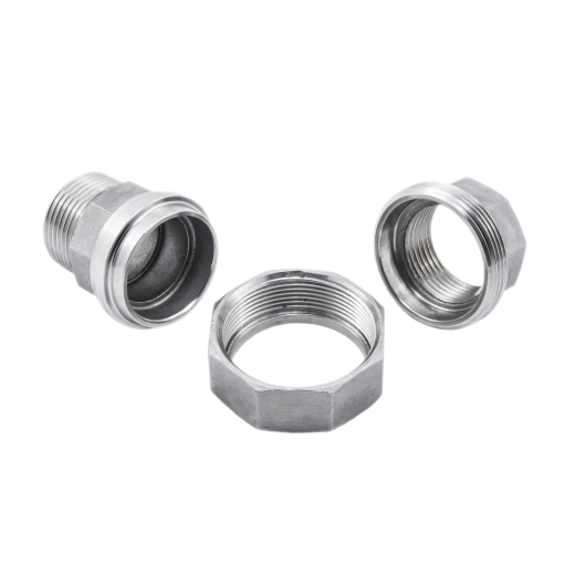 Муфта-американка коническая нержавеющая (внутренняя-наружная резьба) DN100 (4") DIN 2993 AISI 304 (L) / 1.4301 (7) / 08X18H10